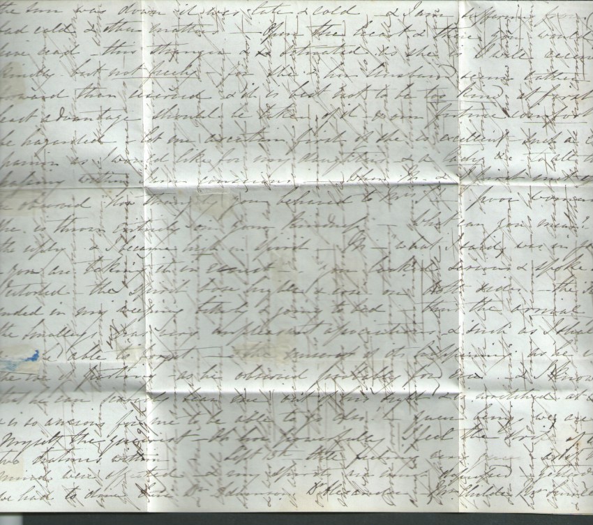 Cape of Good Hope 1846 Entire Letter from Mrs. Maclear at the Royal Observatory to her sister in Eng - Image 4 of 6