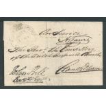 Cape of Good Hope c1830 On Service wrapper with GPO Cape Town cods to Clanwilliam, with a superb imp