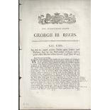 IRELAND GREAT BRITAIN 1814 ACT DUTIES ON LETTERS IRELAND Fascinating three page document to repeal