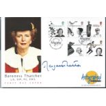 TORY PRIME MINISTER BARONESS THATCHER IRON LADY AUTOGRAPH FIRST DAY COVER 1996 Fine First Day Cover