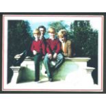 Rare Signed Christmas Card Princess Diana with Prince Charles William & Harry Fine & Rare.