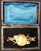 Gold Mining Australia Brooch c 1890.Most distinctive Brooch, believed to be Australian with pair of