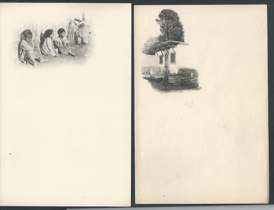 Algeria c1900 Set of twelve unused sheets of writing notepaper, each illustrated with a superb photo - Image 6 of 6