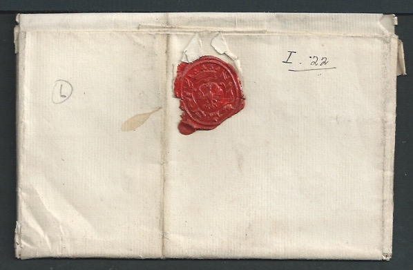 United State 1767 Entire letter (slight faults) privately carried "To The Honble Coll. Alexander Ma - Image 2 of 3