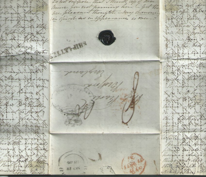 Cape of Good Hope 1846 Entire Letter from Mrs. Maclear at the Royal Observatory to her sister in Eng - Image 6 of 6