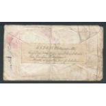 Crash & Wreck 1915 USA 2c postal stationery cover from New York to Germany, water damaged with a sta