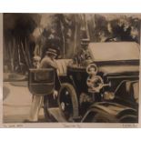 Natasha Pearl limited edition silver line print 2/10 “fathers new toy”