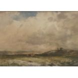 Original Signed Watercolour. Wycliffe Eggington, 1875-1951 - Grazing On The Moor