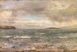 Broadford Isle of Skye by Scottish artist William Arthur Lawrie Carrick, Exhib RSA, RSW, GI, AAS