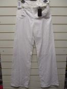 Brand new Mulberry Sailor Pant in white - UK 10 original RRP appx £350