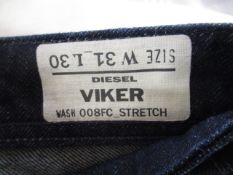 Brand new Diesel Viker Dark Blue jeans size W31 L30 -similar designer brand RRP appx £81