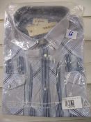 Brand new Diesel Shirt striped blue approx. £50 XL