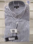 Brand new Peter Werth grey stripe medium RRP £45 size M