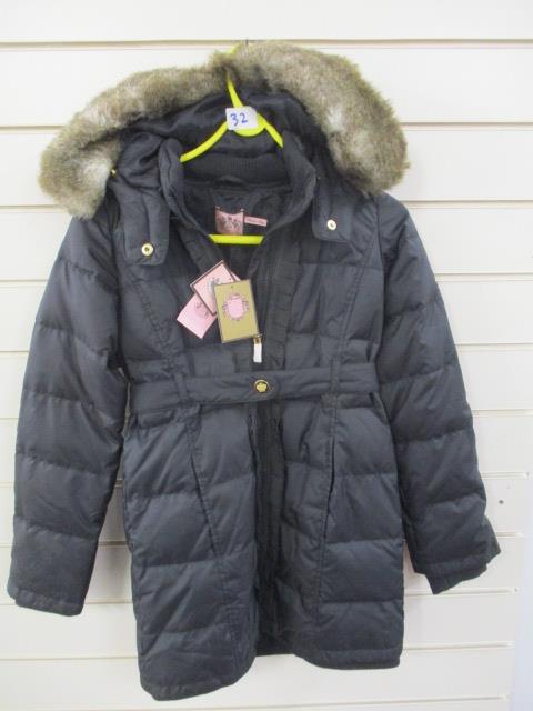 Brand new Juicy Couture size 12 black ruffle puffer jacket approx. orig RRP £150 - Image 3 of 4