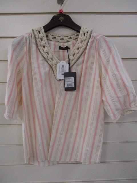 Brand new Mulberry striped blouse UK size 10 with tags approx. RRP £400