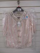 Brand new Mulberry striped blouse UK size 10 with tags approx. RRP £400