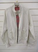 Brand new Baracuta size medium light colour cream casual jacket RRP £200