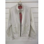 Brand new Baracuta size medium light colour cream casual jacket RRP £200