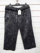 Brand new with tags Cacharel cropped Brocard pants UK10 RRP £700 +