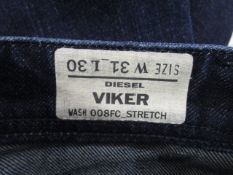 Brand new Diesel Viker Dark Blue jeans size W31 L30 -similar designer brand RRP appx £80