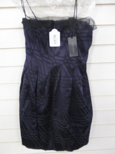 Brand new Calvin Klein Sussana cocktail dress size 8 purple and black design - Image 3 of 8