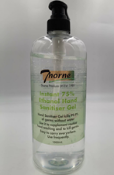 Hand Sanitiser Gel 75% Ethanol 1 Litre pump bottle, shipping carton 16 bottles.