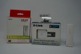 rrp £99.99 bundle of 3 wifi enhancement products includes d-link dap-1320/e wlan repeater