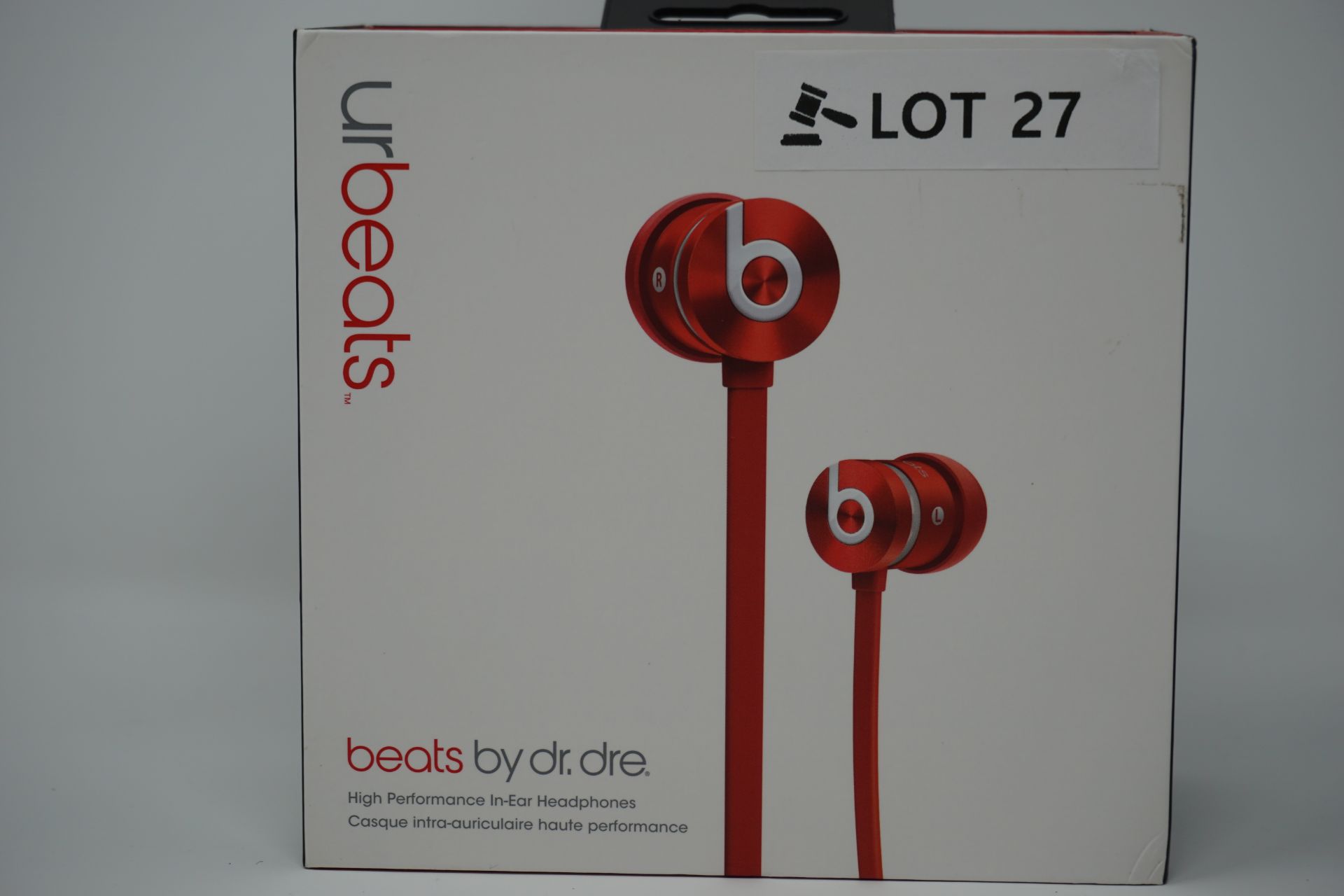 rrp £59.99 beats ur wired earphones in-ear -red