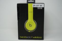 rrp £159.99 beats by dr dre solo 2 wireless headphones over ear -green