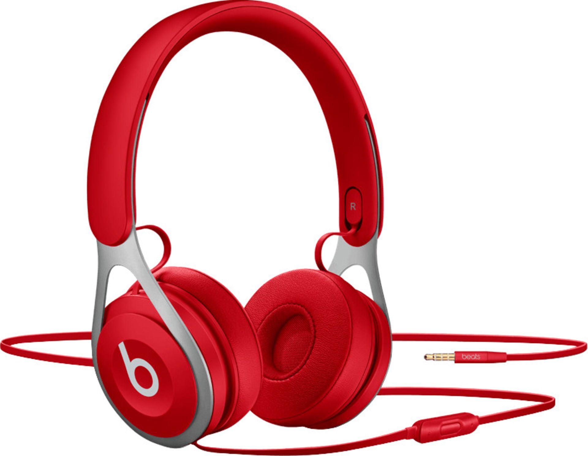 rrp £89.99 beats ep on-ear headphones red