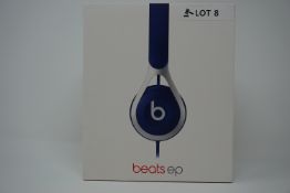 rrp £89.99 beats ep on-ear headphones -blue