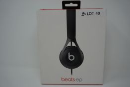 rrp £89.99 beats ep on-ear headphones -black