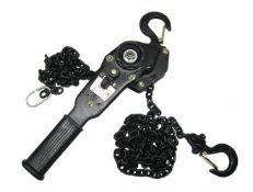 3 x 1.5 ton ace lever hoist with 3 metre lift (acelh1.53)