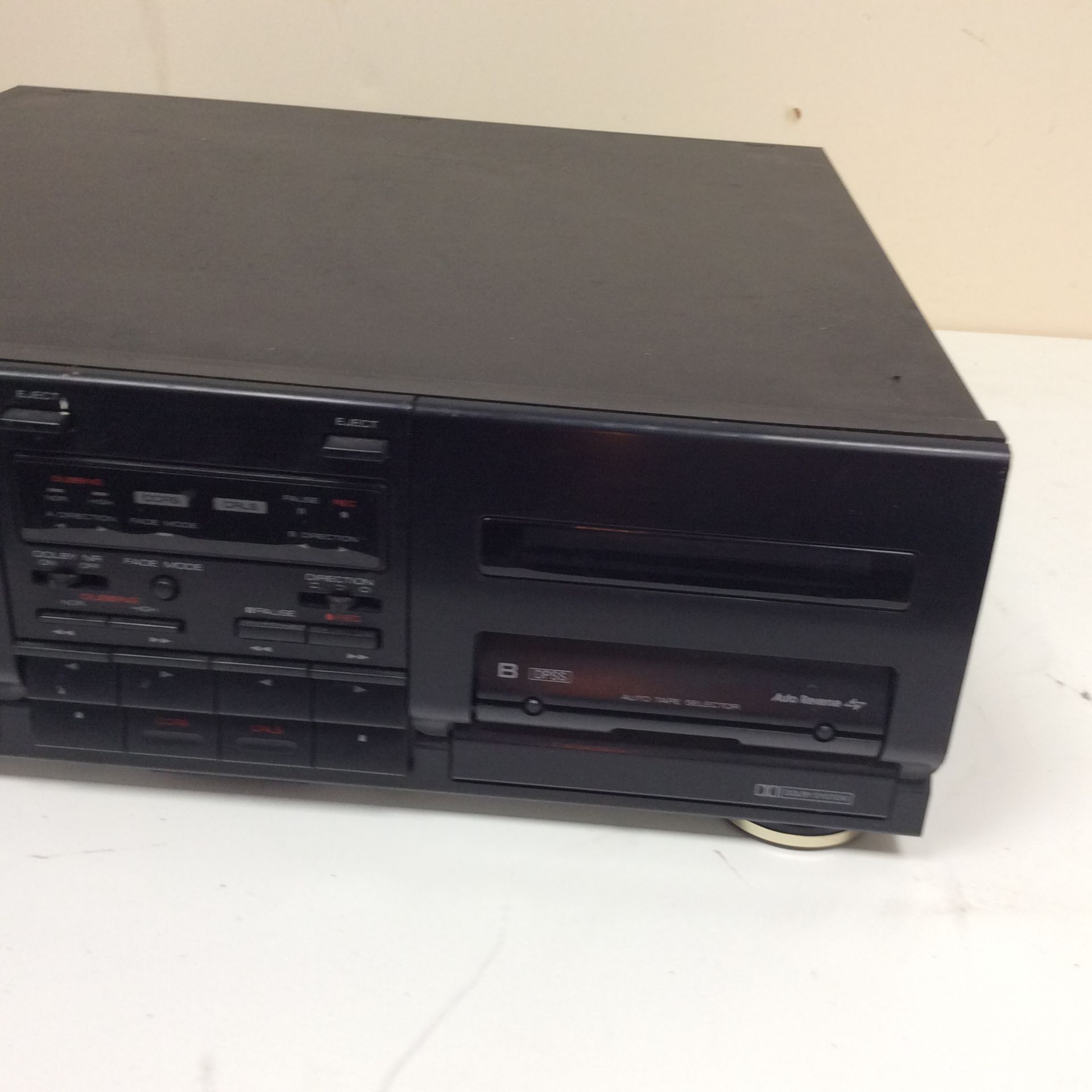 Kenwood stereo double auto reverse deck x-34 - Image 4 of 5