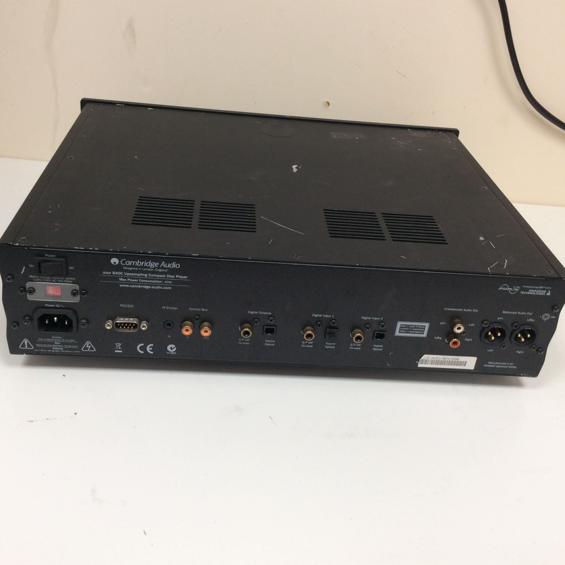Cambridge audio azur 840c upsampling compact disc player - Image 4 of 4