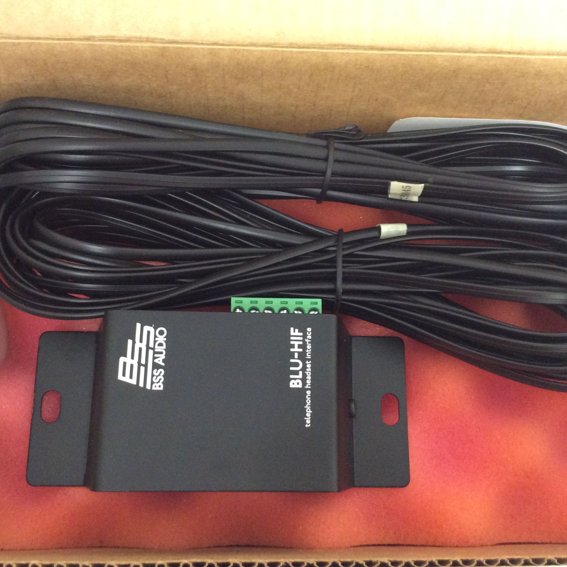 Bss audio blu-h1f telephone headset interface (boxed) - Image 2 of 2