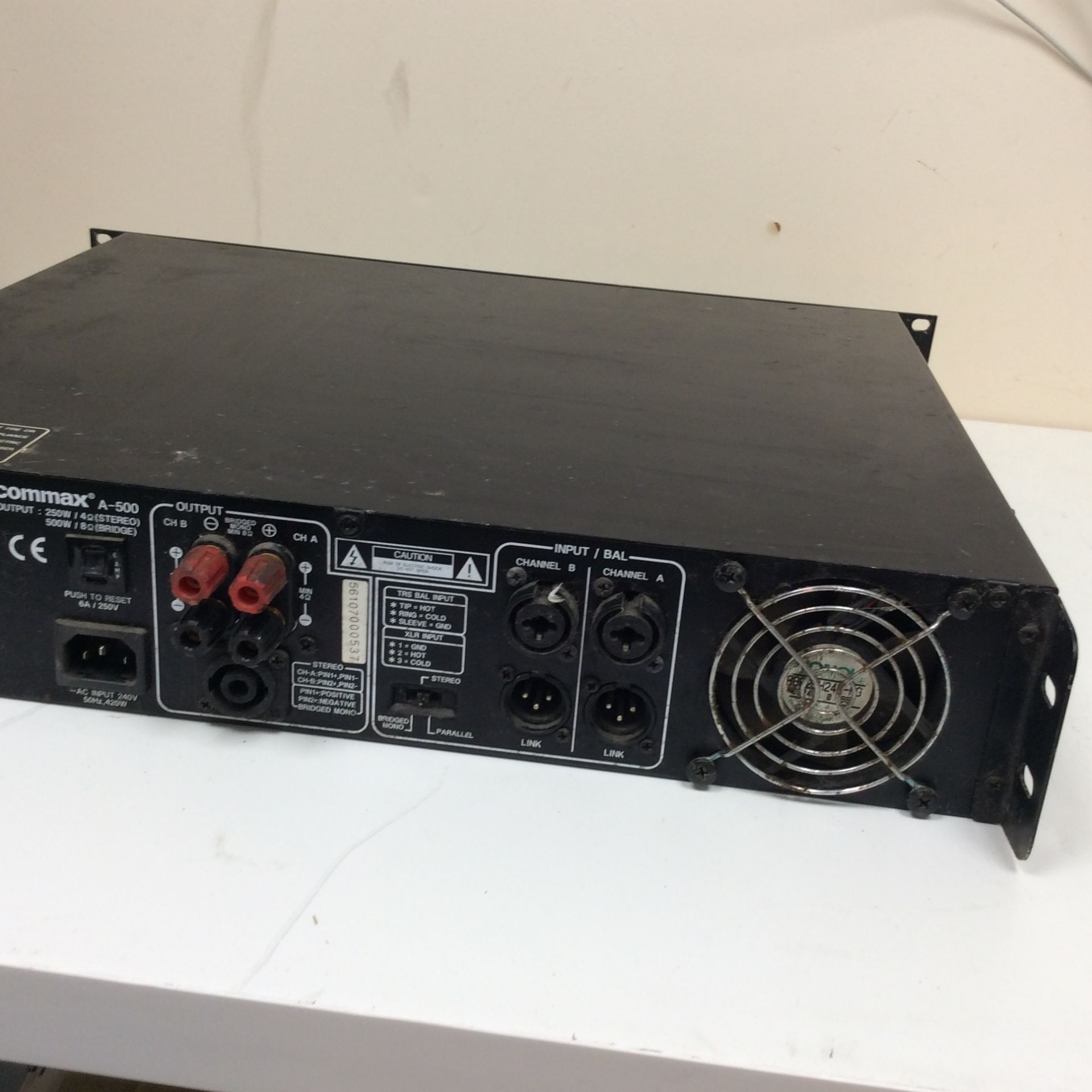 Commax power amplifier a-500 - Image 7 of 7