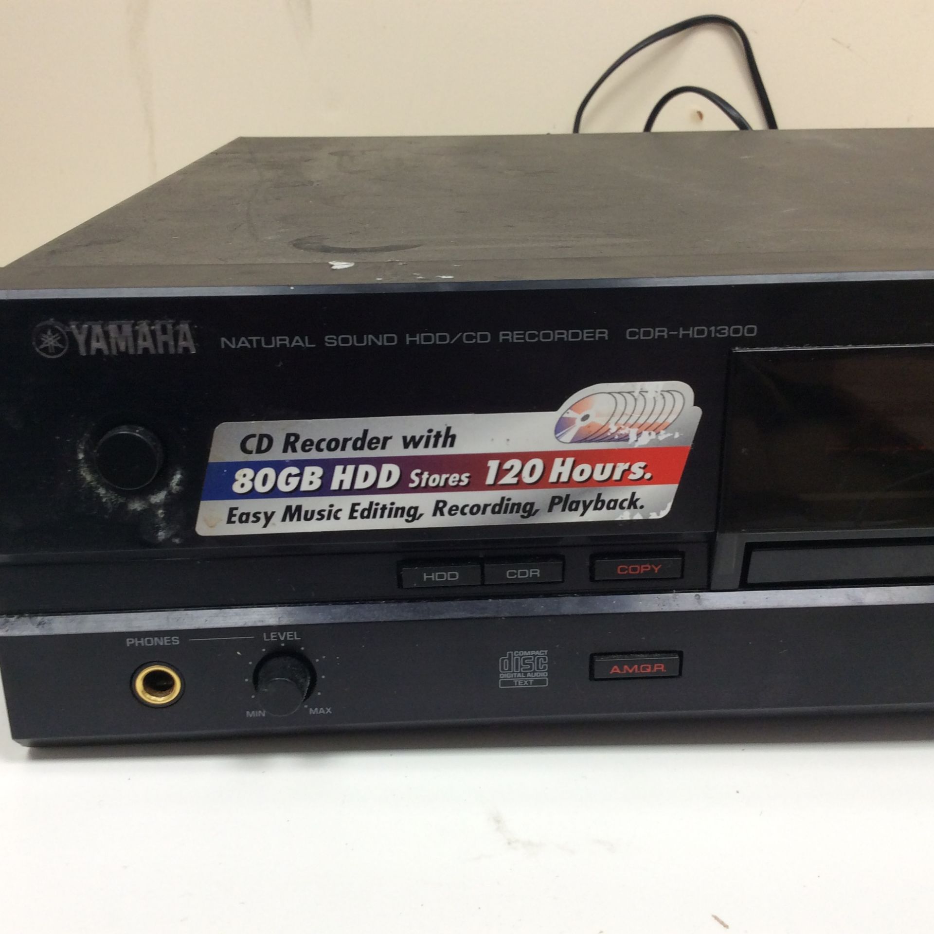 Yamaha cdr-hd1300 natural sound hdd / cd recorder - Image 2 of 4