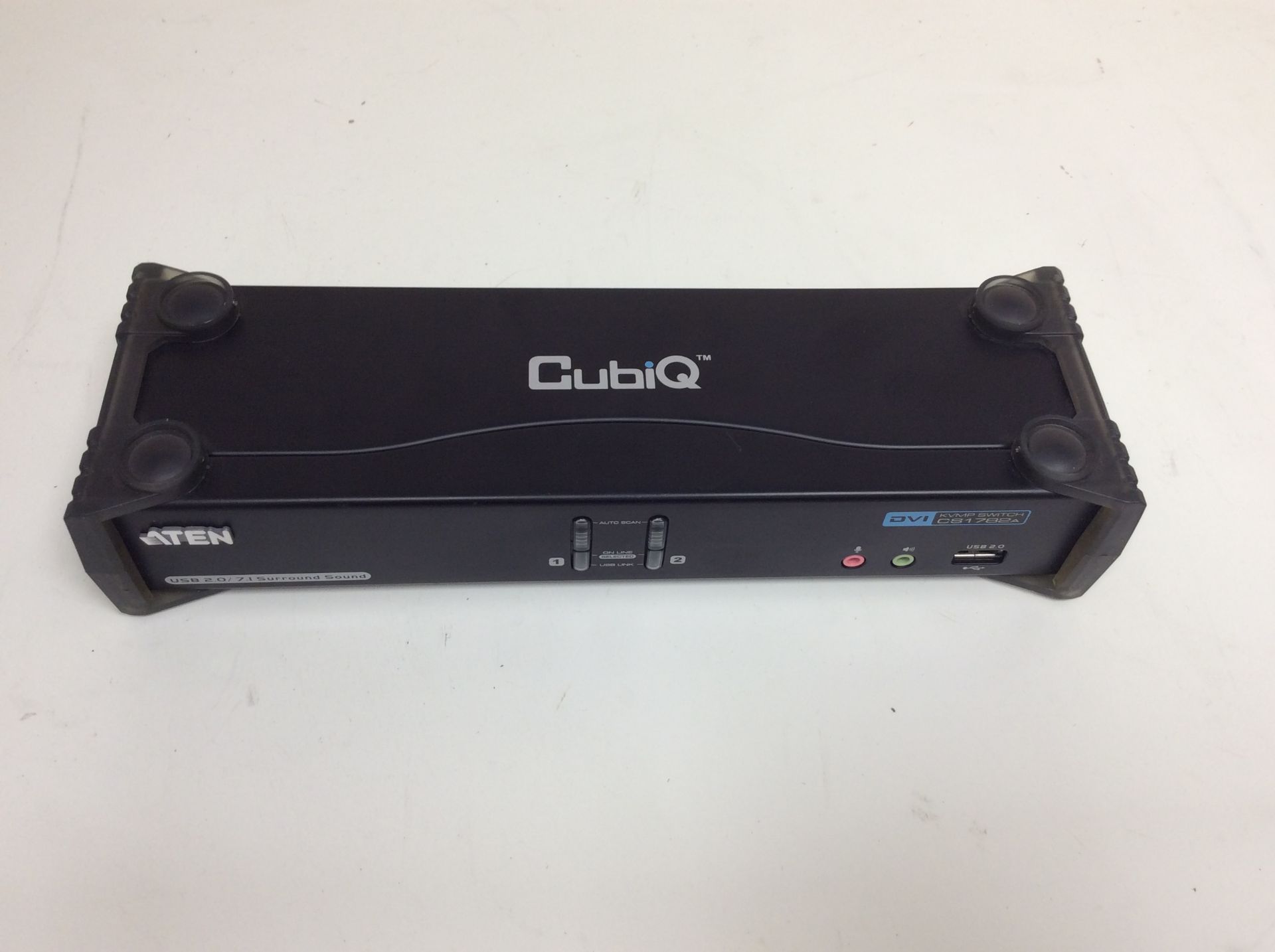 Kvmp switch 2 port aten qubiq cs1782a dvi usb audio