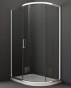 Merlyn series 8 1 door offset quadrant shower enclosure 900mm x 1200mm model ms83241 rrp 1400 gbp