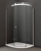 Merlyn series 10 1 door offset quadrant shower enclosure model m103233c rrp 2100 gbp