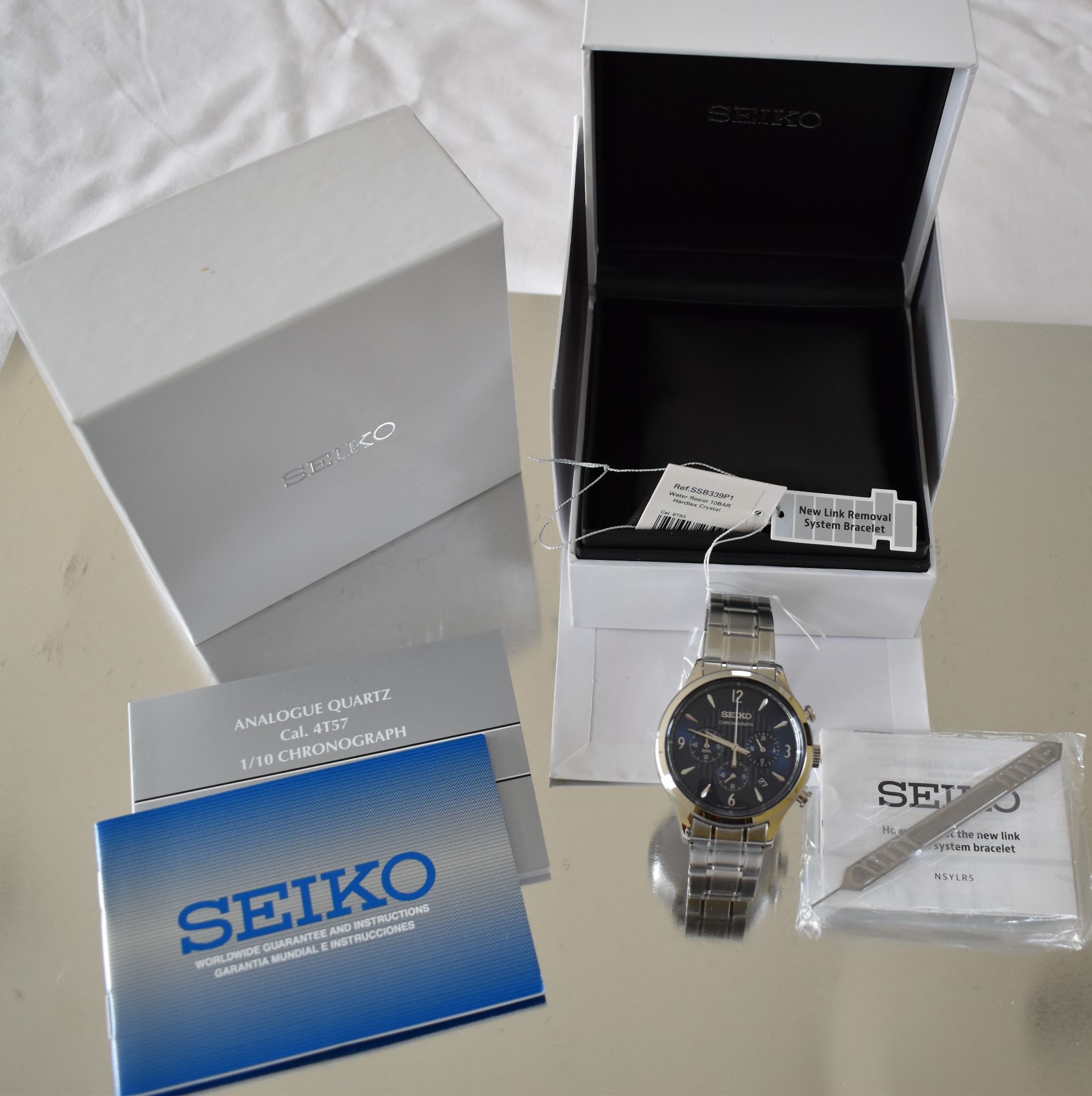 Seiko Men's Watch SSB339P1 - Image 2 of 2