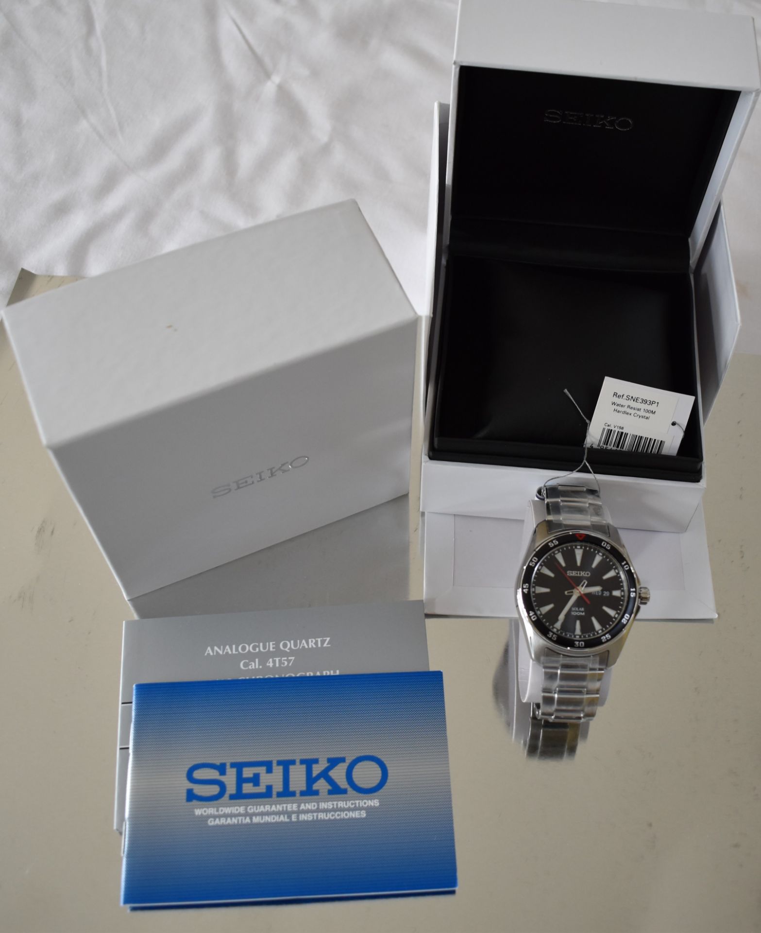 Seiko Men's Watch SNE393P1 - Image 2 of 2