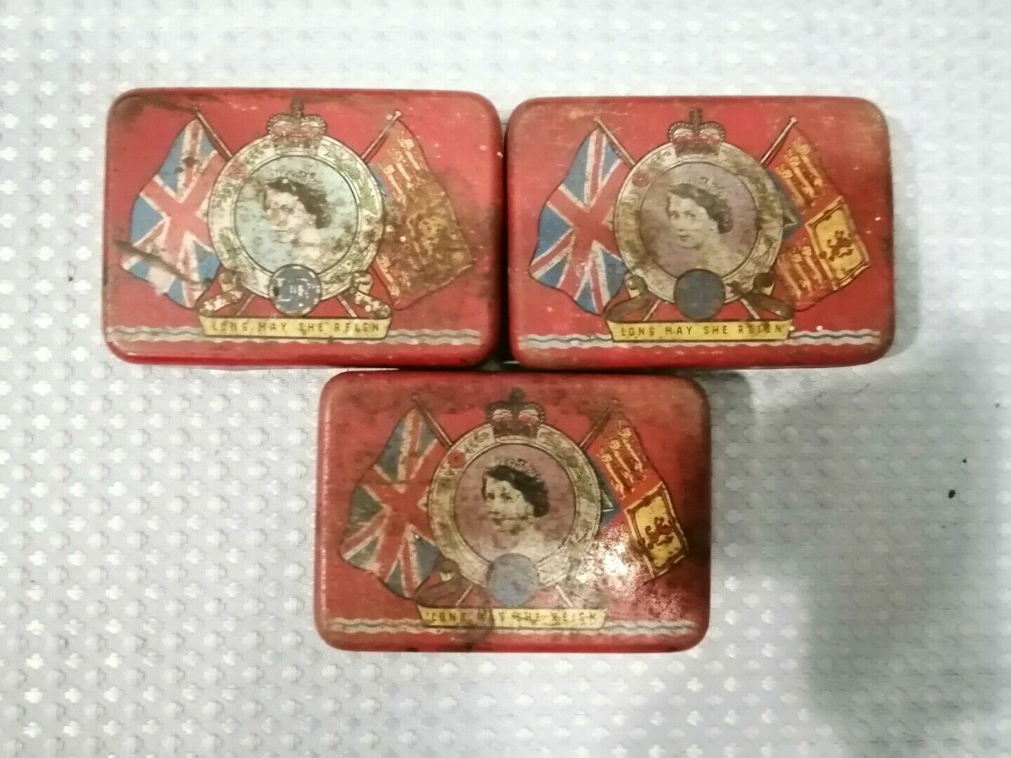 Vintage Oxo 1953 Coronation Commemorative Tins