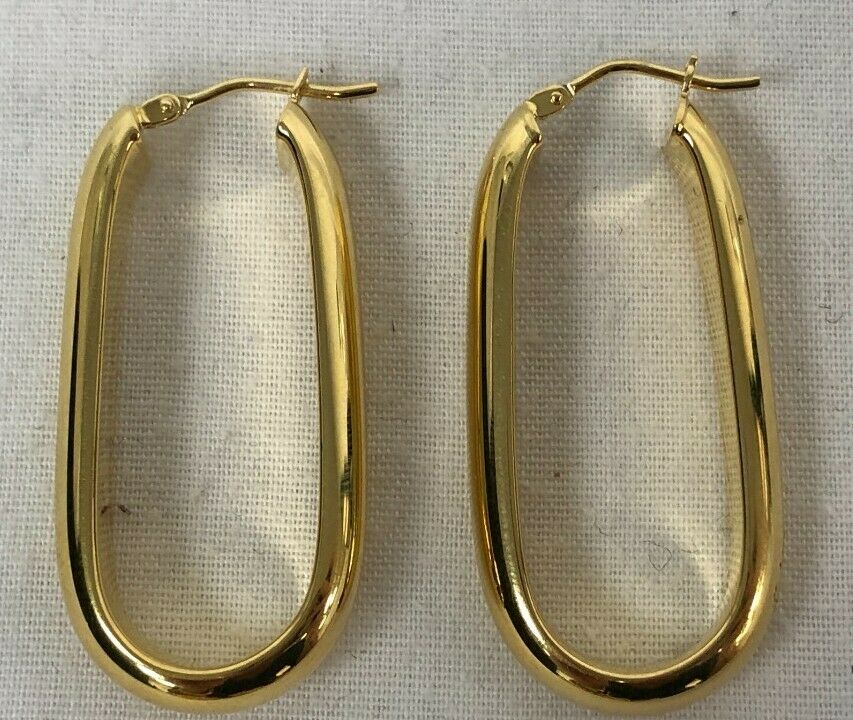 2 Pairs Of Bronze Milor Italy Gold Finish Earrings - Image 6 of 6