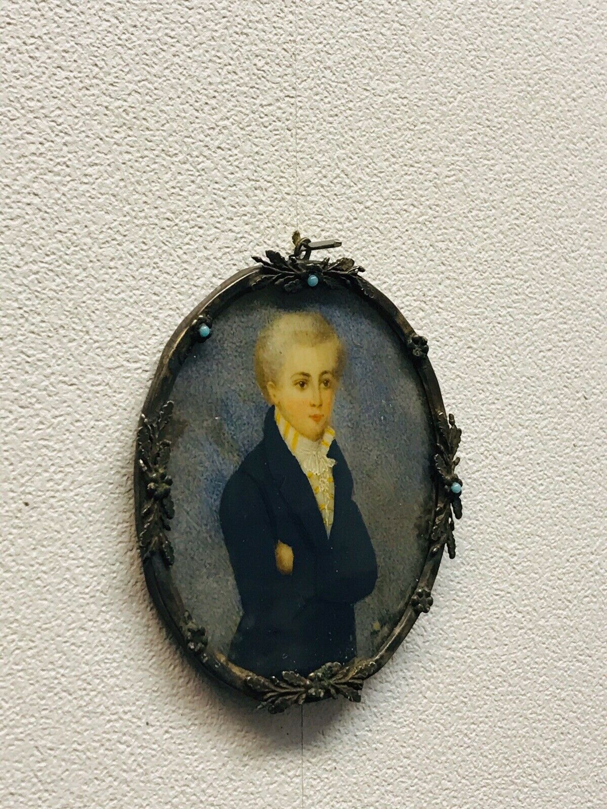Miniature Portrait of a Georgian Young Man - Image 3 of 6