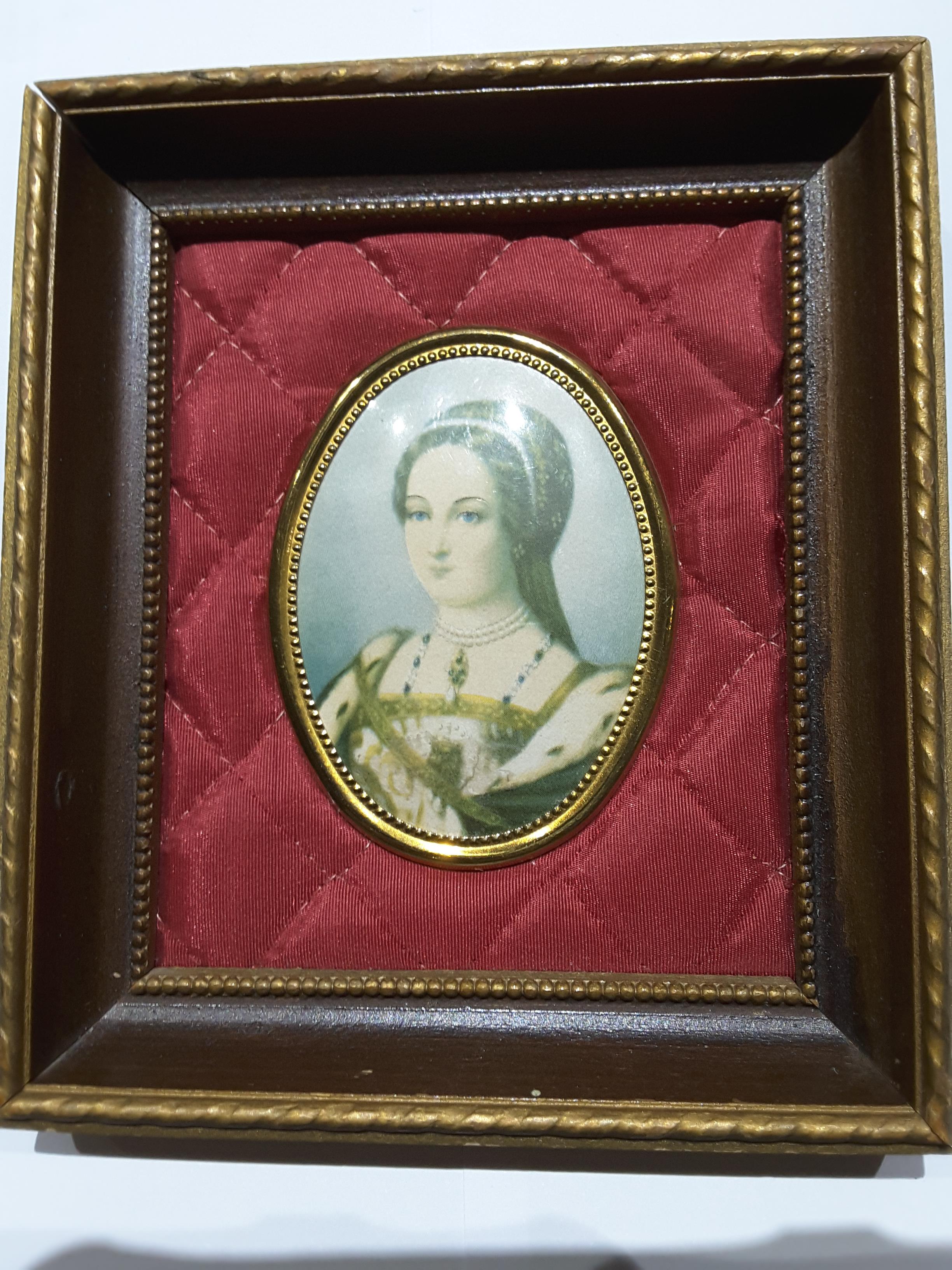 Framed Miniature Portrait Of Lady Jane Grey - Image 4 of 7