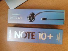 2 x samsung galaxy note 10+ type-c earphones black rrp £70