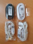4 x new official samsung earphones including ehs61asfwe rrp £40