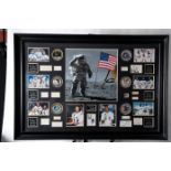 Stunning Apollo Moon Mission Framed Presentation